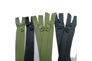 Lanke Size #8 Two Way Waterproof Zipper With PU Waterproof Tape and Soft Rubber Paint Zipper Puller