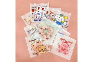 Wholesale Transparent Frosted Zip Slider Pouch Custom Logo Women's Clothing & Shoes Packaging Pouch