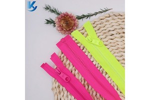 KY Fluorescent Tape 5# High-quality Resin Auto Lock Close-End Zipper OEKO-TEX100 Certified Factory Customized for Safety