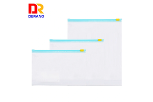 Customized Plastic PE Storage Package Freezer Bag Resealable Packaging Slider Ziplock Reclosable Bag