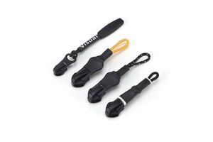 Wholesale Auto Lock Nylon Rope Zipper Puller with Custom Logo Head Cord String Design Metal Material