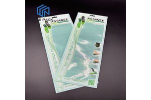 Wholesale Digital Printed Custom Three Side Seal Transparent Front Packaging for Insoles Packaging Bag Gloves