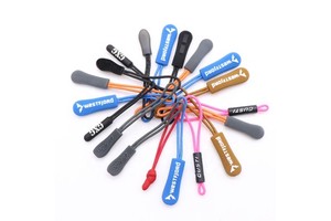 Manufacturer Customized Eco-Friendly Clothing Bag Leather Case Zipper Puller Colorful Silicone Rubber Puller Zipper Puller