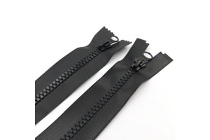 Custom Long Chain Plastic Waterproof Open End Zipper Tape for Clothes