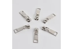 Platinum Copper Teeth Metal Zipper Slider Pull Tab Zipper Head Luggage and Clothing Hardware Accessories Pull Head Instock