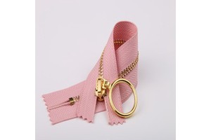 No.3 Custom Logo Metal Copper Close-End Zipper Various Sizes for Down Jackets Bags Clothing Jeans Garments