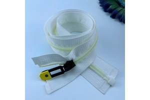 3M Full Zip Lace Polyester Long Chain Easy-Pull Slider Tape Recycled Nylon Zipper for Sewing Dresses Bags Garments Home Textiles