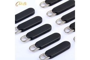 Custom Logo TPU Zipper Pulls Custom Tabs for Bags Garment Zipper Puller Rubber PVC Slider Customizable Zipper Sliders