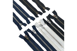 YKK3 No. 4 Brass Metal Jeans Zipper with Self-Locking Spring Head Slider Wholesale From Factory Source for Garments