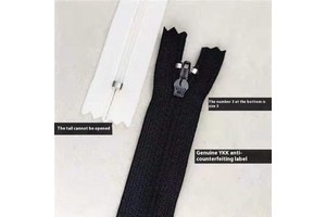 For YKK No. 3 Genuine Nylon Zipper for Pants Quilt Cover Clothing Work Clothes-Multi-Use Plastic Zipper From Manufacturer