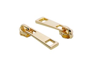 Non-Lock Slider Type Luxury Zipper Puller for Bags Clothing Nickel-Free Customizable Slider Color Zipper Head Made of Zinc Alloy