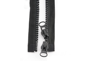 HTZ Flame Retardant Aramid Plastic Zipper for Fireproof Safety Clothing Permanently Protective for Firefighters