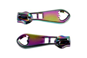 Wholesale Eco-Friendly Metal Decorative Zipper Puller Slider for Bags Luggage Makeup Bags