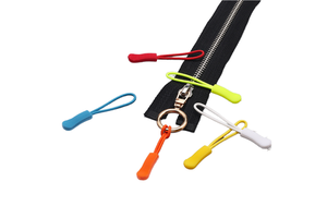 High-Quality Nylon Zipper Pulls with Colorful Plastic Sliders for Premium Zippers