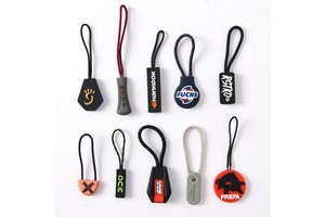 Durable Zipper Pull Tabs Bag Accessory Custom Brand logo Zipper Puller for Backpack