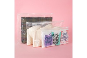 Custom Logo Printed PVC PE Waterproof T-Shirt Bags Zip Lock Multi-Purpose Jewelry Packaging Clear Frosted Clothing