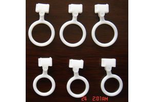 Custom Creative Colorful Round Shape PE PVC Eco-Friendly Sustainable Multi-Color Plastic Zipper Slider Header for Bags