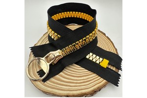 High Quality Metal Zipper 15# Open End Big Size Brass Zipper Close End #20 #30 Metal Zipper for Garment