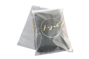 Custom Colorful Logo Printed Waterproof Resealable Matte Frosted Underwear Ziplock Self Sealing T-Shirt Socks Packaging Zipper