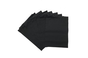 Customized Recyclable Black Color Zipper Bag Packing Garment Black Color Slider Plastic Zipper Packaging Bag