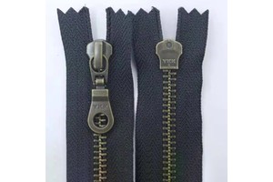 Authentic for YKK 5 No. 3 Bronze Metal Closed Zipper 15cm-70cm with Lock for Boots and Dress