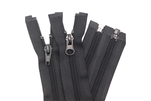 High Quality Two-Way Separator Nylon Zipper with Auto Lock Slider Model 5# for YKK Brand for Garments Bags Shoes Home Textiles