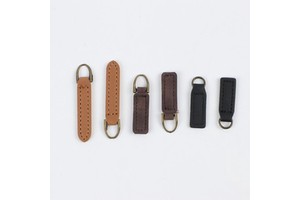Antique Bronze Leather Zipper Pull Tab Durable P35 P36 P37 Nylon Zipper Head & Slider for Replacement Accessories