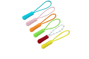 Removable Zipper Pull for Clothes and Bags with Anti-slip Small Pendant and Detachable Drawstring