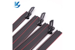 5# Sport Resin Zipper Factory Supply Open End Jacket Zipper TPU Waterproof Plastic Zipper Waterproof Zip