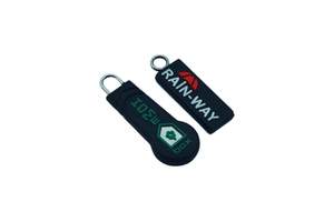 Personalized Cartoon Style Soft Rubber PVC Zipper Slider Silk Screen Printing Durable Pull Tab for Promotional Business Gifts