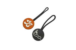 ZT-Custom Fashion Logo Free Sample New Design Low Price Rubber Head Sliders Custom Jacket Zipper Puller