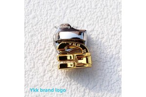 For YKK No. 5 Bright White Copper Zipper Puller Special Electroplated Light Gold Metal Slider Accessories for Bags Zipper
