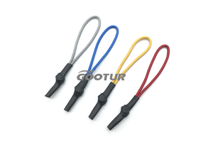 6.5cm Heat Shrink Tube Injection Cord Zipper Slider Puller for Clothing Luggage Custom