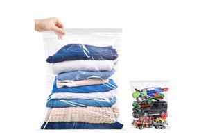 Wholesale Clear Resealable Slider Bag Plastic Zipper Bag for Food Storage