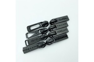 5# High Quality Custom Zipper Puller Zipper Pull Plastic Rubber Zipper Head Slider