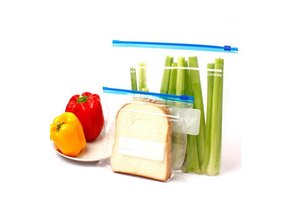 Food Grade LDPE Reclosable Freezer Shrink Slider Bags with Gravure Printing Moisture Proof for Food Storage