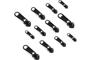 Factory Directly Sale 3# 5# 8# 10# Zipper Head Zip Puller Plating Metal Zipper Slider for Garment