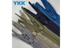 For YKK #3 Conceal Zippers 600 Colors Lace Style Closed End Invisible for Wedding Dresses Swimsuits Pillows Garments-Durable