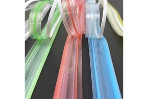 Factory wholesale cheap PE vacuum double monorail zipper waterproof bag sealing zipper