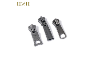 High Quality Auto Lock Metal Plated Zipper Puller Manufacturer Supplies Custom Logo Zipper Slider for Plastic Zipper