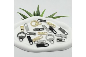 Instant Zipper Repair Kit with Sliders Puller Replacement Broken Buckle for Garment Bag & Suitcase DIY Sewing Craft