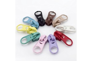 Deepeel AP2314 3# Colorful Nylon Zipper Slider Puller for Nylon Zip Closure DIY Bag Wallet Purse Cover Sewing Tailor Accessories