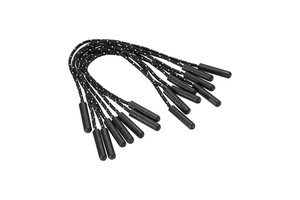 Zipper Pulls Extension Handle Cord Finger Use Plastic Curve Puller Tab Tag Extender for Luggage Backpacks