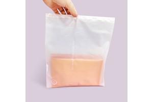 Biodegradable Slider Zipper Bags - Custom PLA Eco Friendly Resealable Frosted Packaging for Clothes