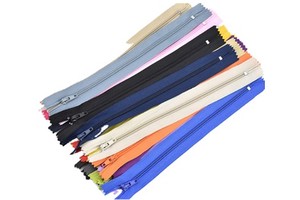 Custom Eco-Friendly Premium 5# Rainbow Nylon Zipper Automatic Open-End Sewing Clothing with Sustainable Metal Stopper Slider