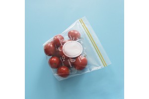 Custom Plastic Food Freezer Bag Ziplock Reusable Food Storage Slider Zipper Bag