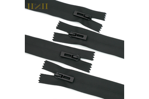 HVV Factory Custom No. 5 Nylon Waterproof Zipper Reverse Load Jacket Novel Style Black Bag Tent Zipper