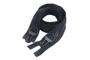 OCO Black Big Zipper #15 #30 Heavy Duty Resin Zipper Jackets Boat Covers Shoes Two Way Separating Huge Plastic Zipper Various