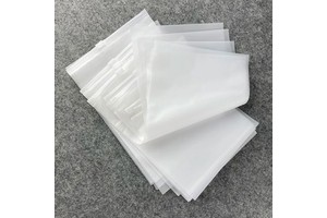 Bag with Zipper Large Plastic Packaging Frosted Slide Zipper Bags 20pcs Waterproof and Dustproof Clothes Packaging Storage Bags