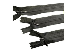 Customized 3# Lace Tape Drop Slider Hidden Teeth Nylon Invisible Close-End Zipper for Dresses